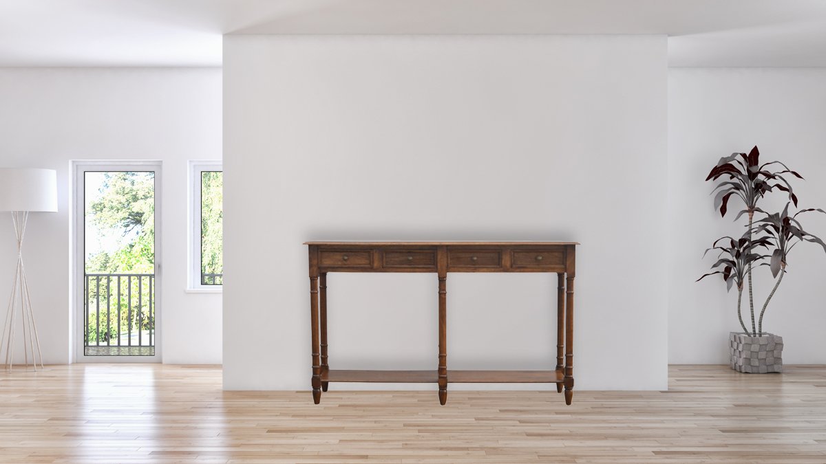 4 Drawer Hallway Console Table