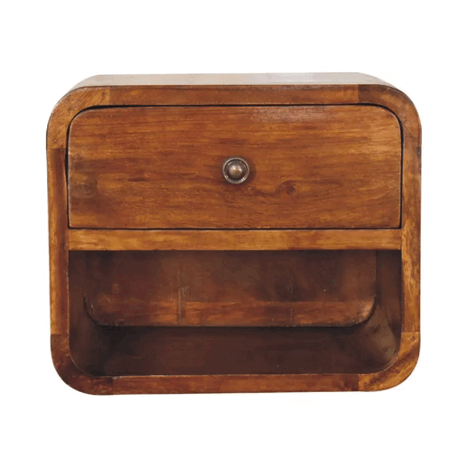 Mini Curve Floating Bedside