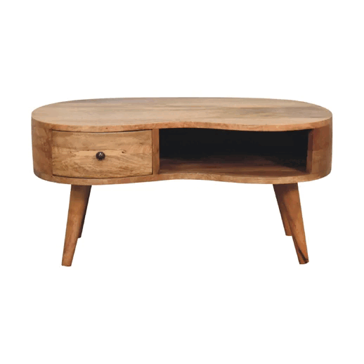 Oak-ish Wave Coffee Table