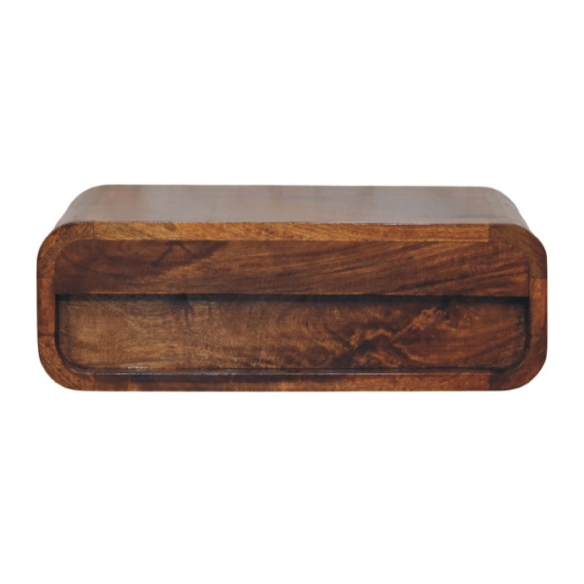 Avora Wall-Mounted Chestnut 1 Drawer Nightstand