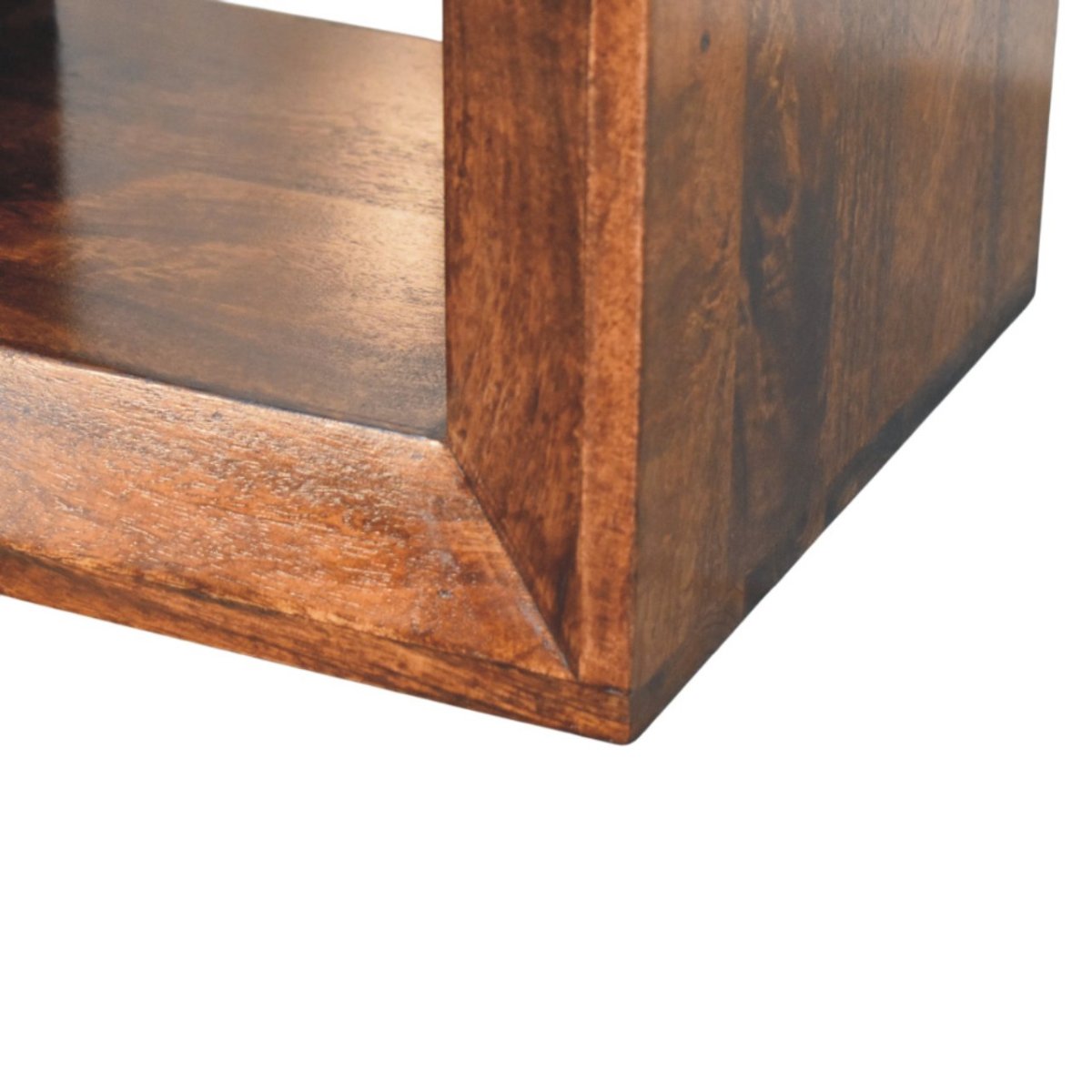 Solis Open California Walnut Side Table