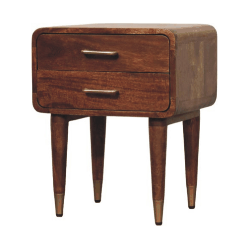 Valenza Two-Drawer Bedside Table
