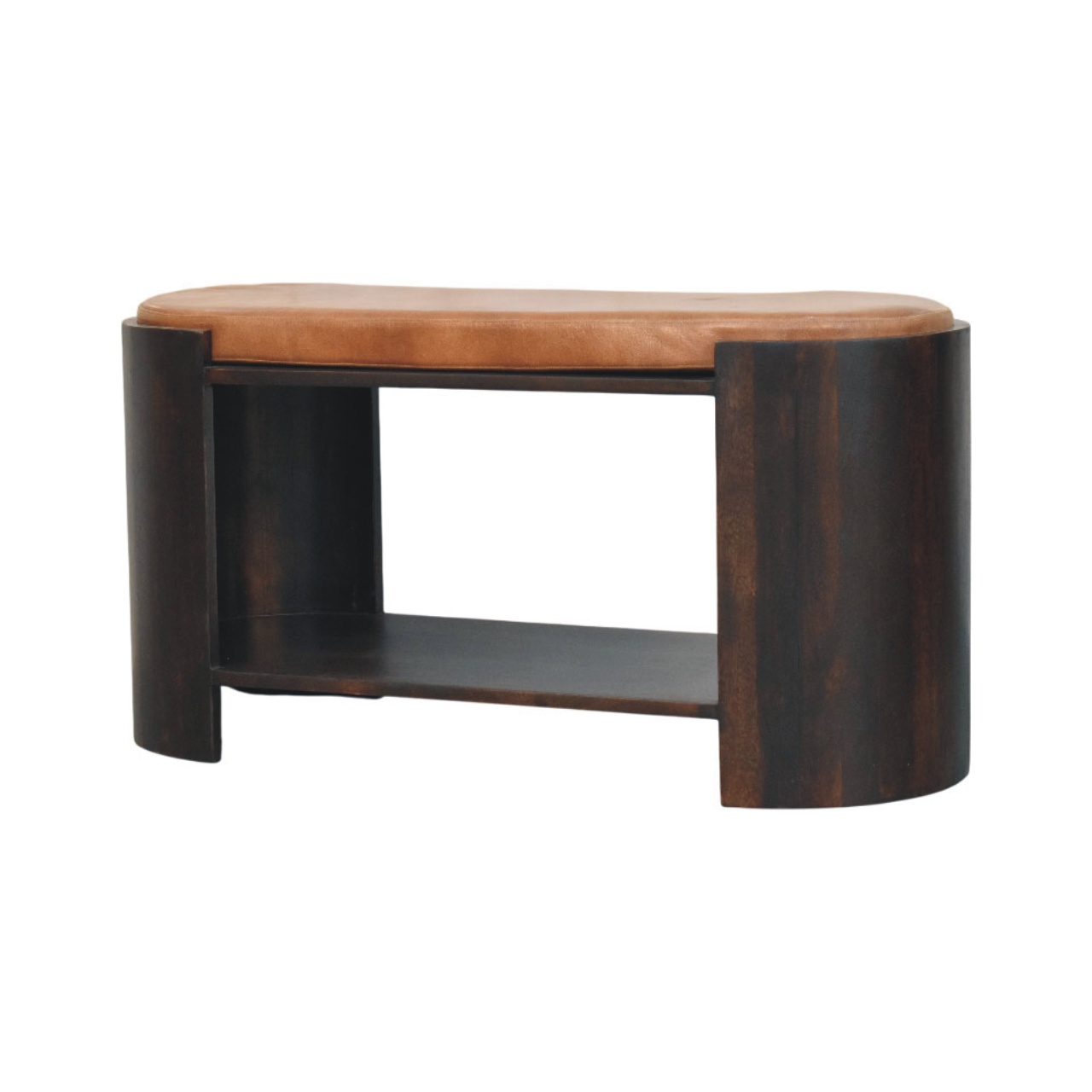 Valencia Leather Shoe Bench