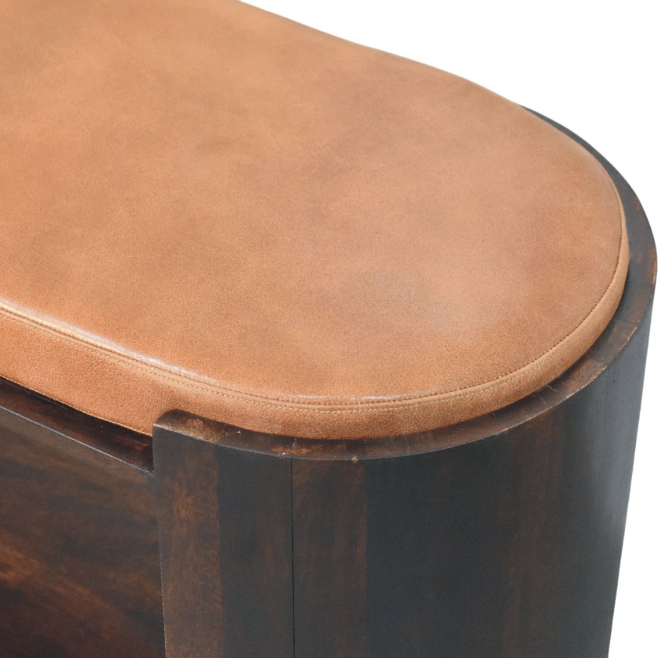 Valencia Leather Shoe Bench