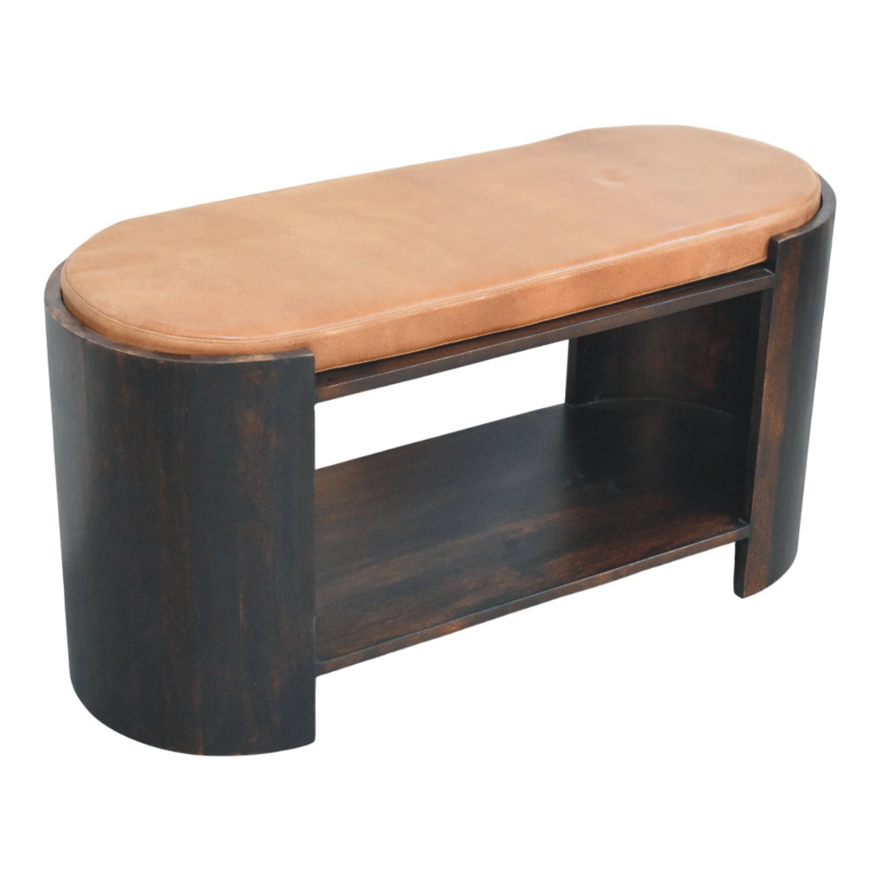 Valencia Leather Shoe Bench