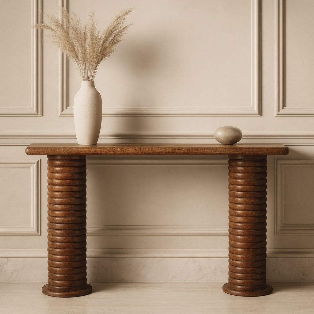 Sculpted Leg Console