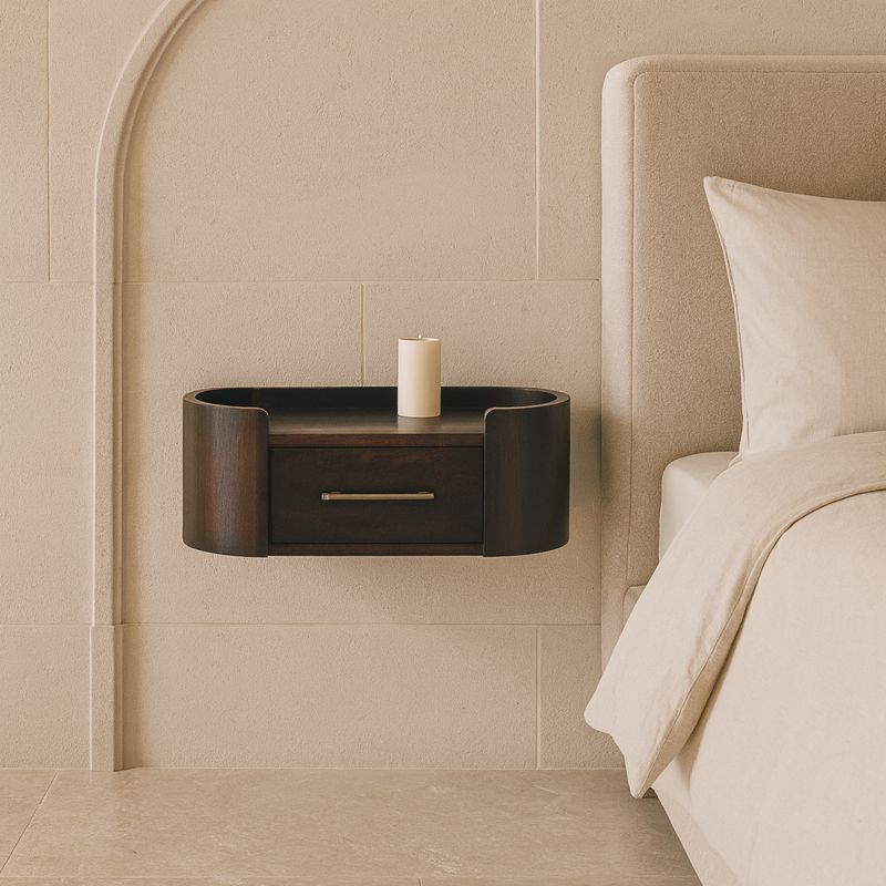 Curved Base Side Table