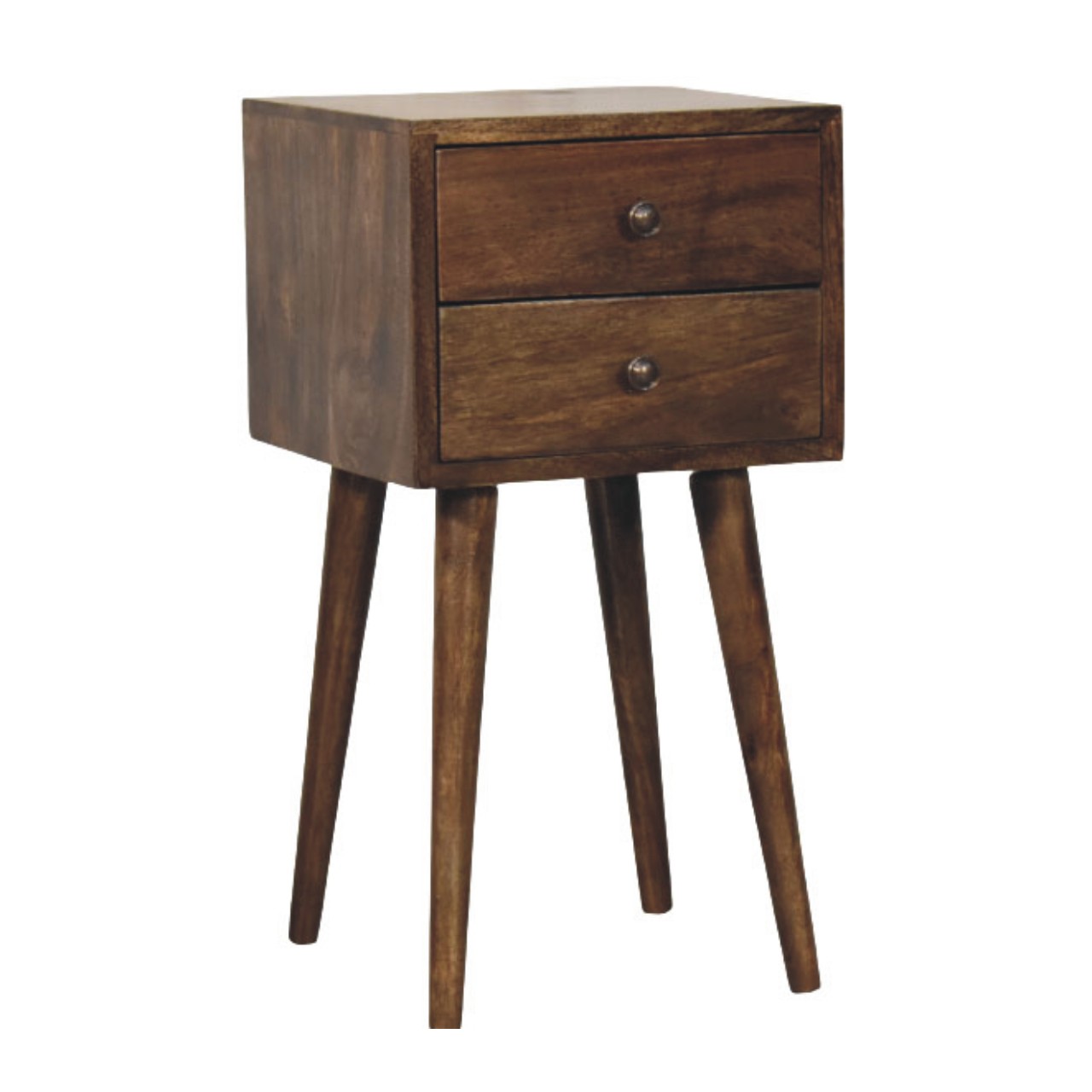 Nordic 2 Drawer Bedside in Classic Grey