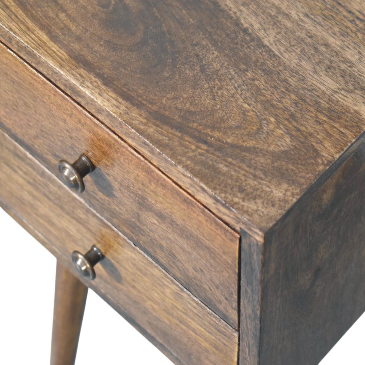Nordic 2 Drawer Bedside in Classic Grey