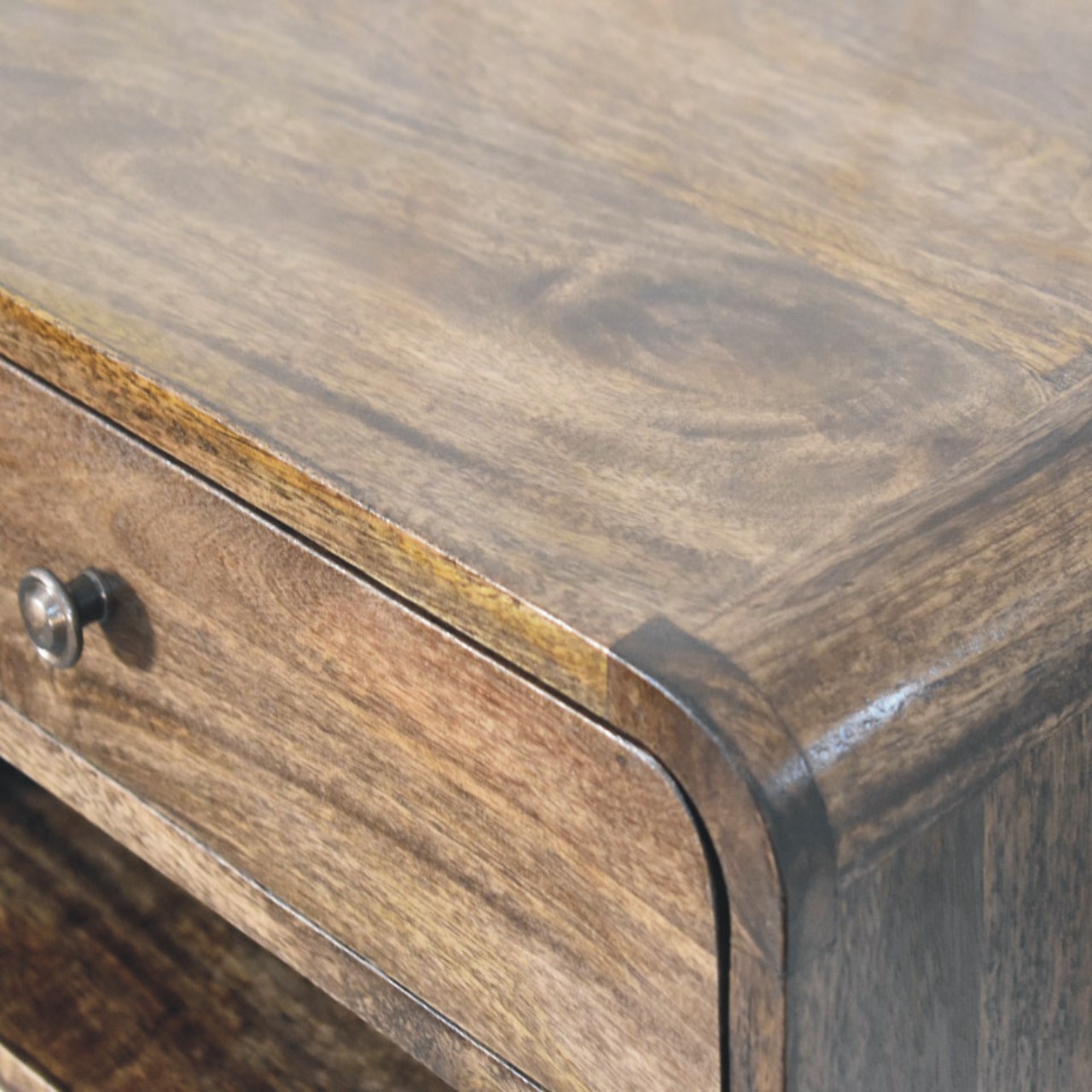 Rounded Edge 1-Drawer Bedside