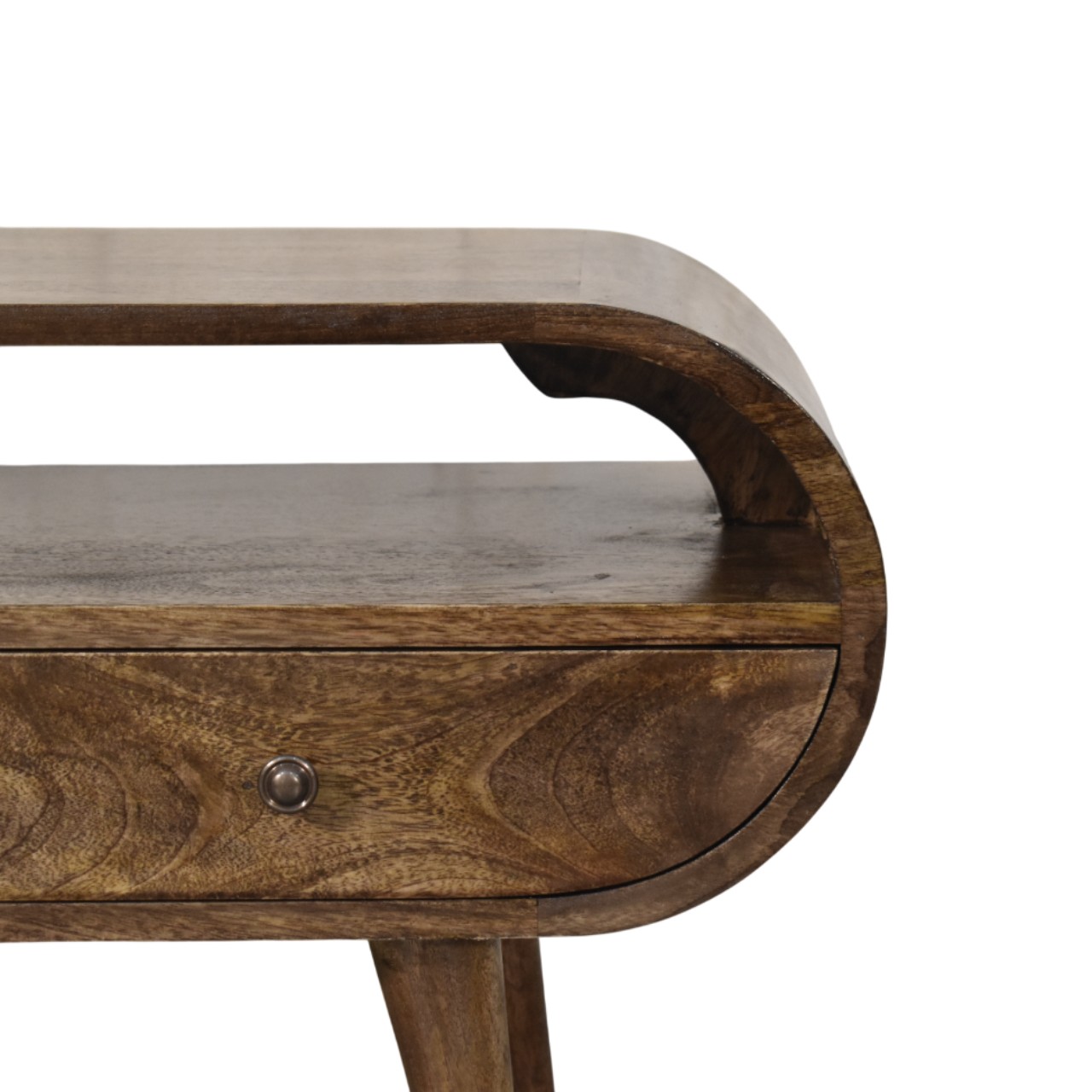 Rounded Edge 2-Drawer Media Unit