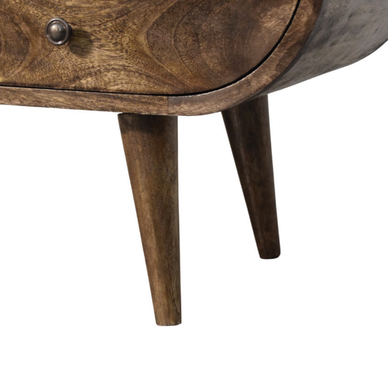 Rounded Edge 2-Drawer Media Unit