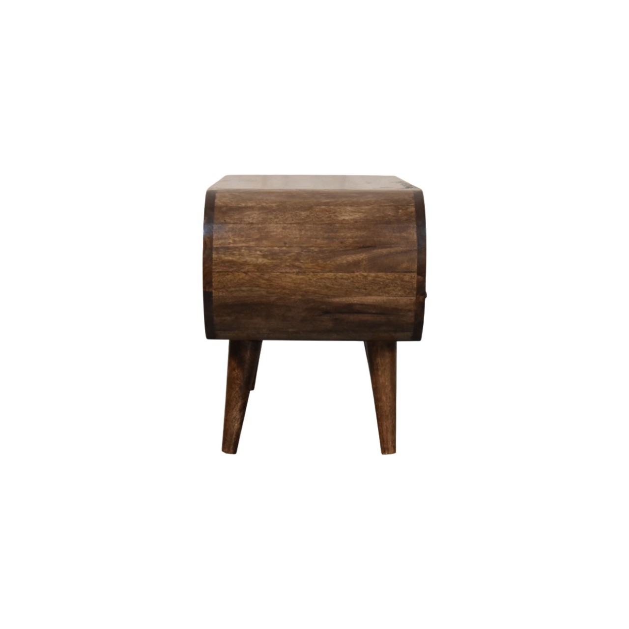 Rounded Edge 2-Drawer Media Unit