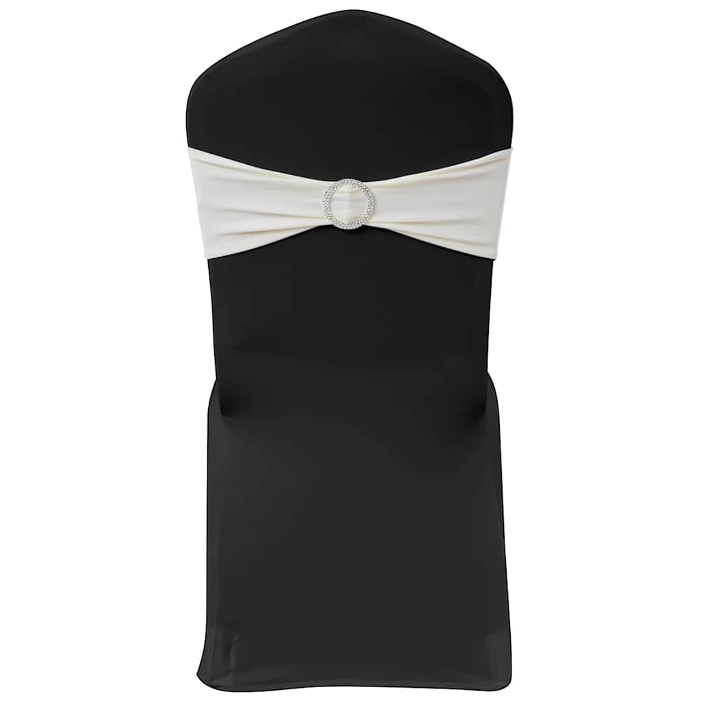 Fascia Elasticizzata Crema Sedia con Fibbia Diamante 25 pz