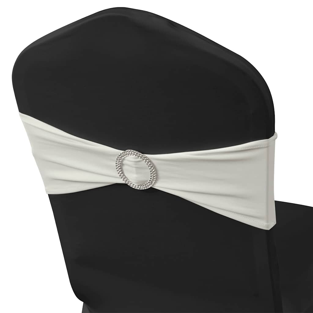 Fascia Elasticizzata Crema Sedia con Fibbia Diamante 25 pz