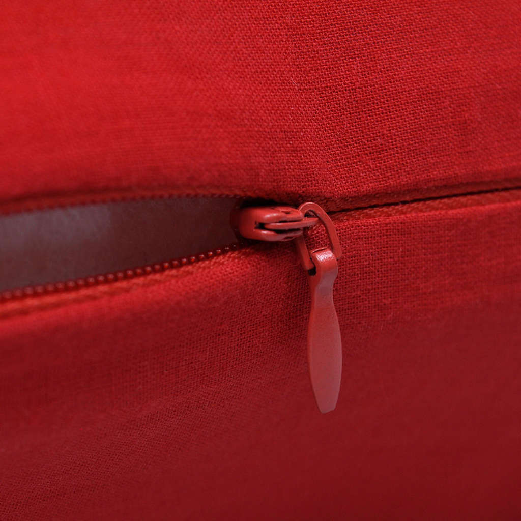 Fodere per Cuscini Rosse in Cotone 4 pz 40 x 40 cm