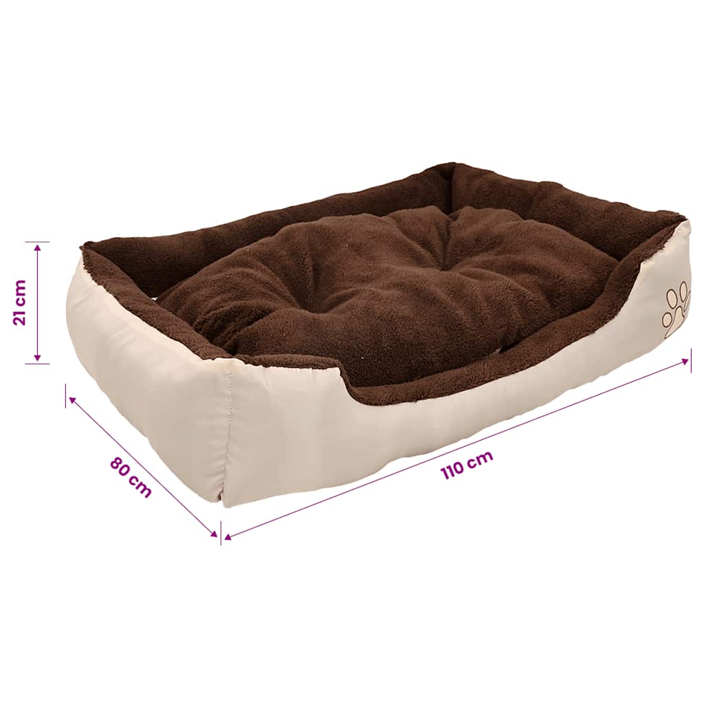 Letto per cani Beige e Marrone XXL