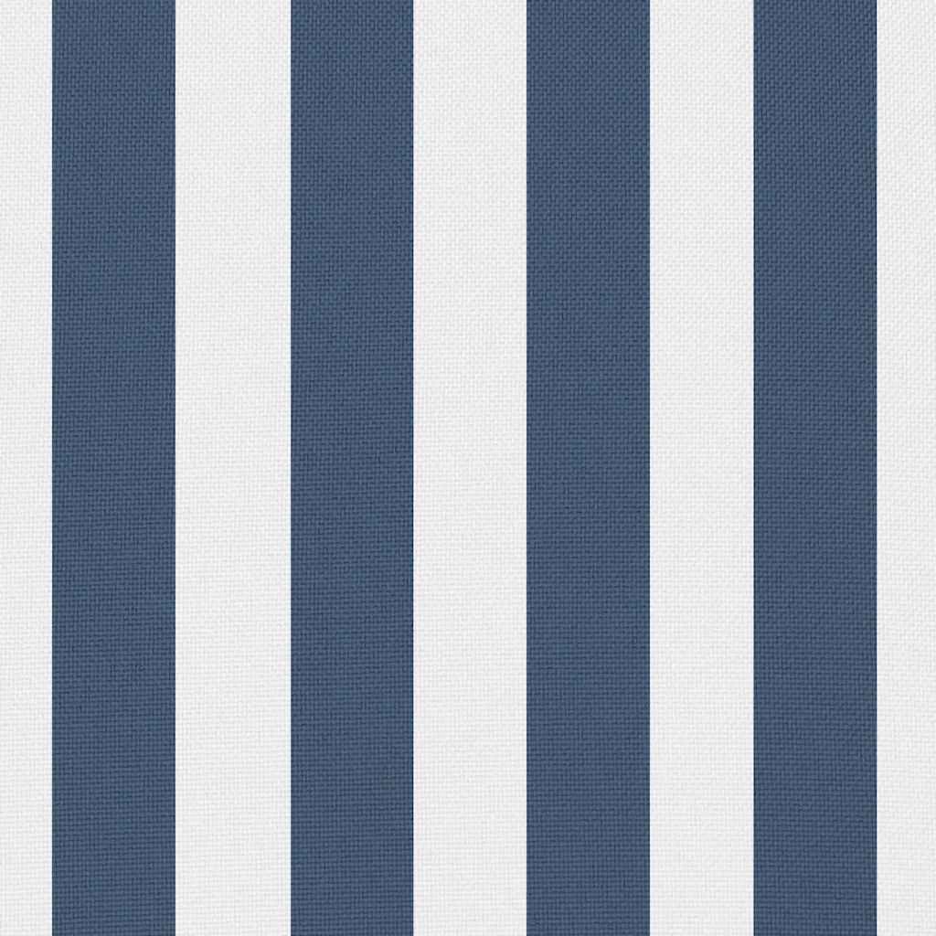 Cuscini da Esterno 4 pz Stampa a Righe 45x45 cm Blu