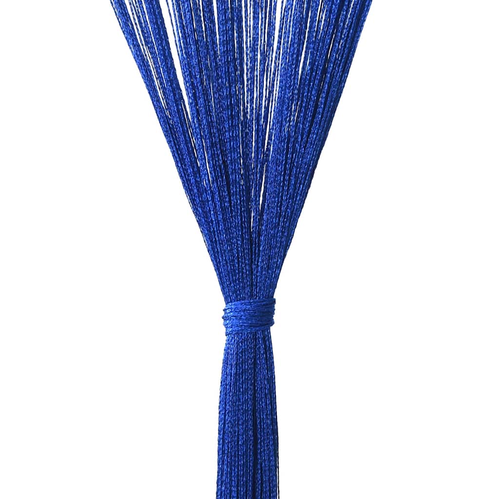 Tende a Filo 2 pz 100x250 cm Blu