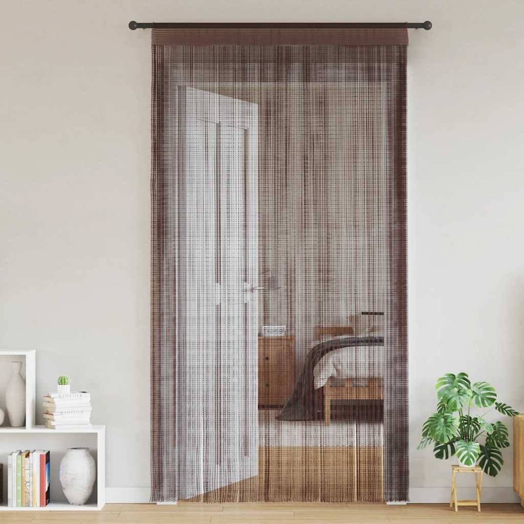 2 Pz Tende a Fili 140x250 cm Marroni