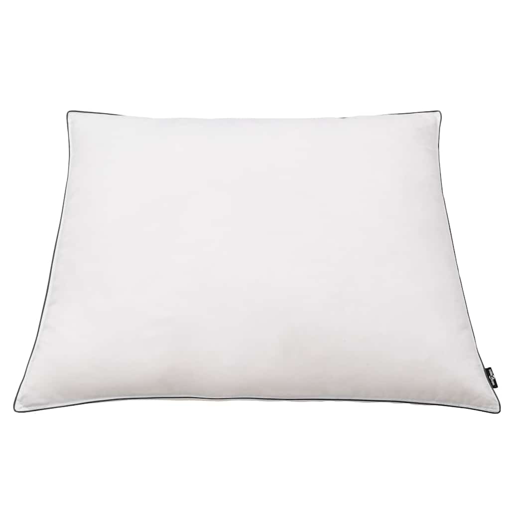 Cuscini 2 pz Imbottitura Leggera Mix di Piume 80x80 cm Bianchi