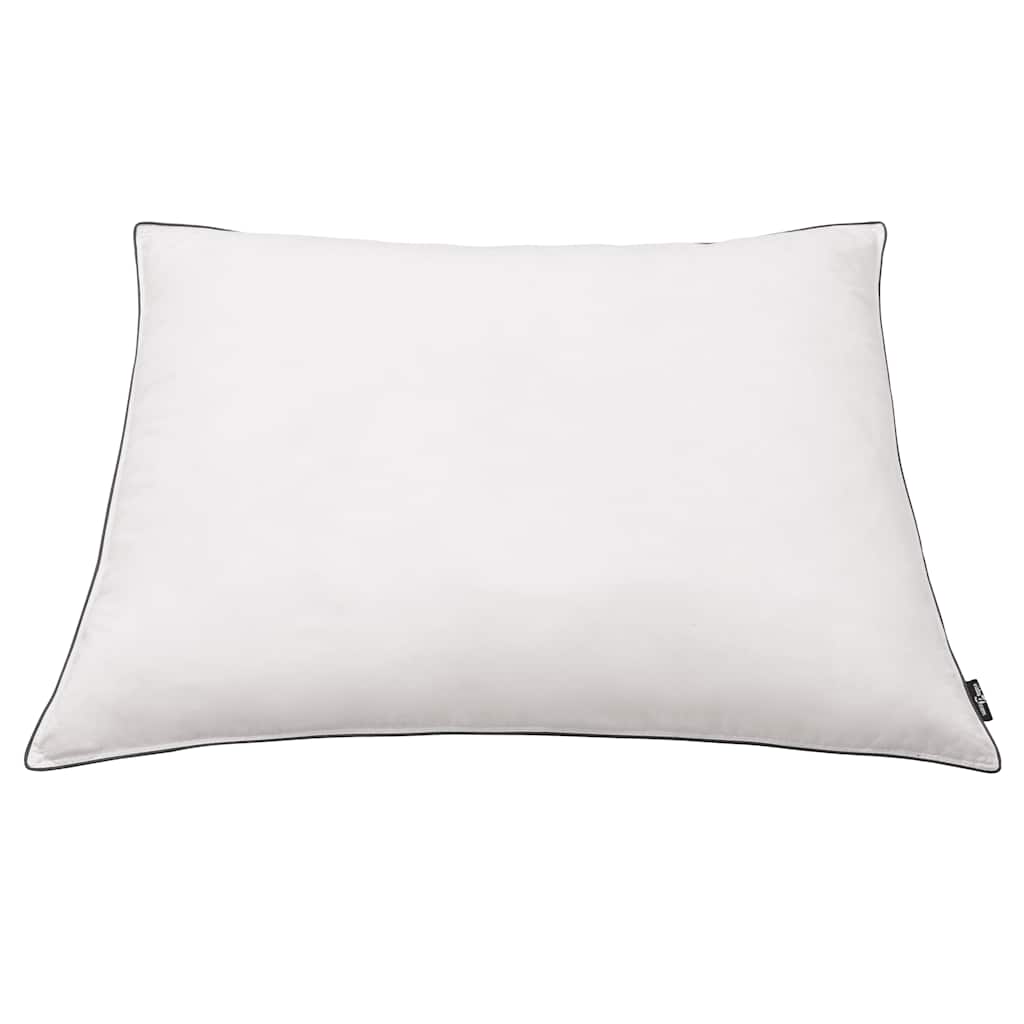 Cuscini 2 pz Imbottitura Leggera Mix di Piume 70x60 cm Bianchi