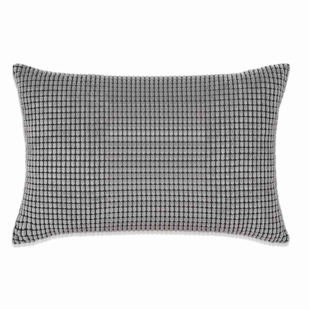 Set di Cuscini 2 pz in Velour 40x60 cm Grigio