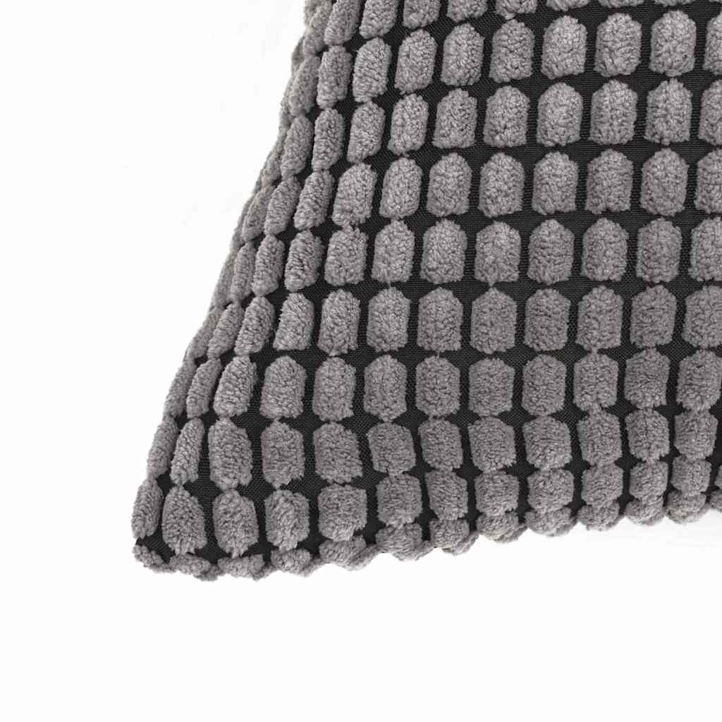Set di Cuscini 2 pz in Velour 40x60 cm Grigio