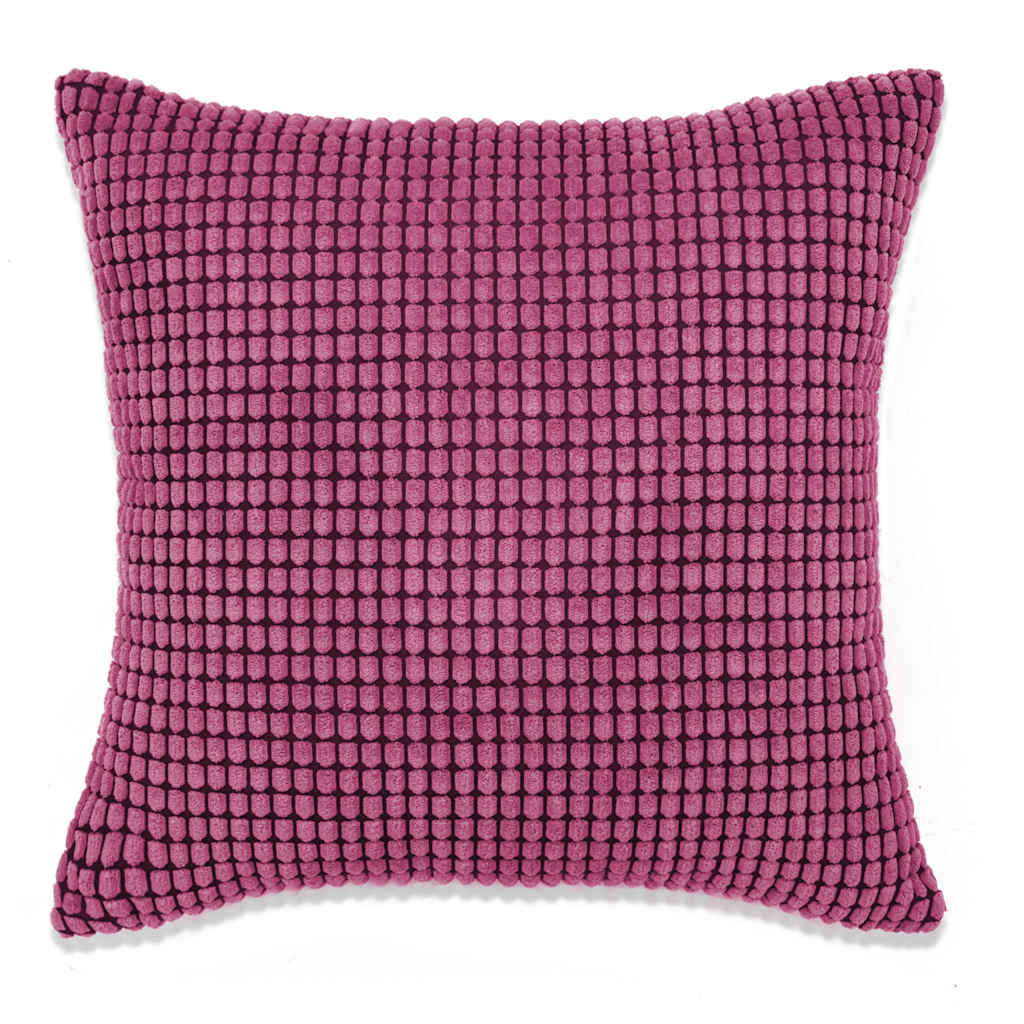 Set di Cuscini 2 pz in Velour 45x45 cm Rosa