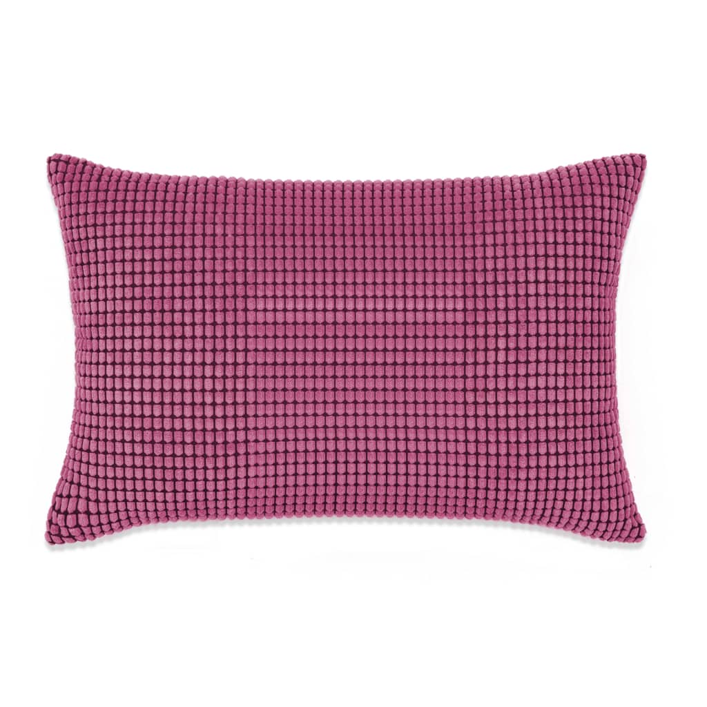 Set di Cuscini 2 pz in Velour 40x60 cm Rosa
