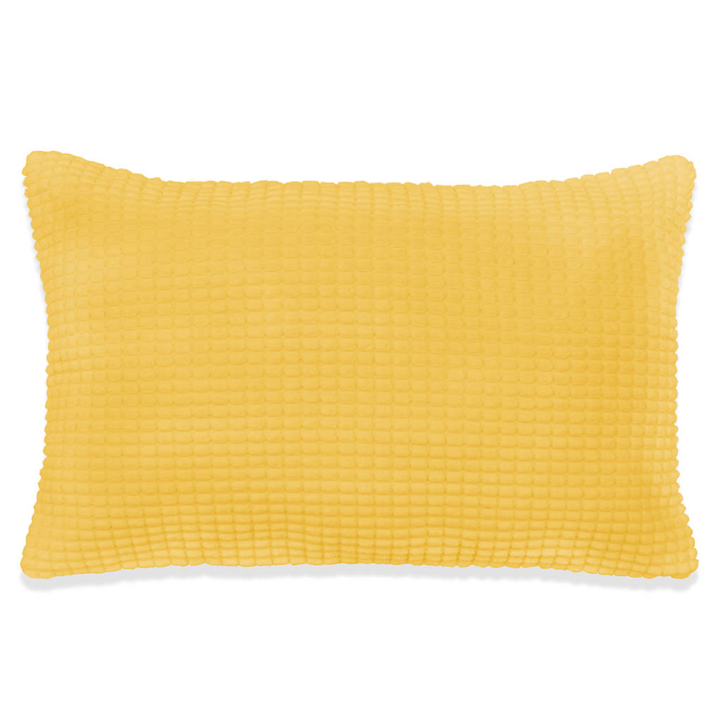 Set di Cuscini 2 pz in Velour 40x60 cm Giallo