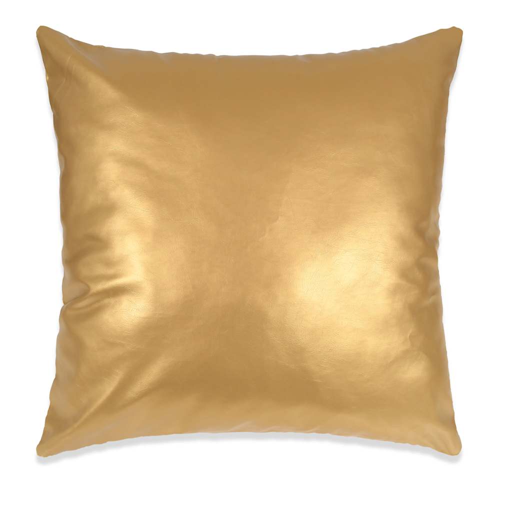 Set di Cuscini 2 pz in PU 60x60 cm Oro