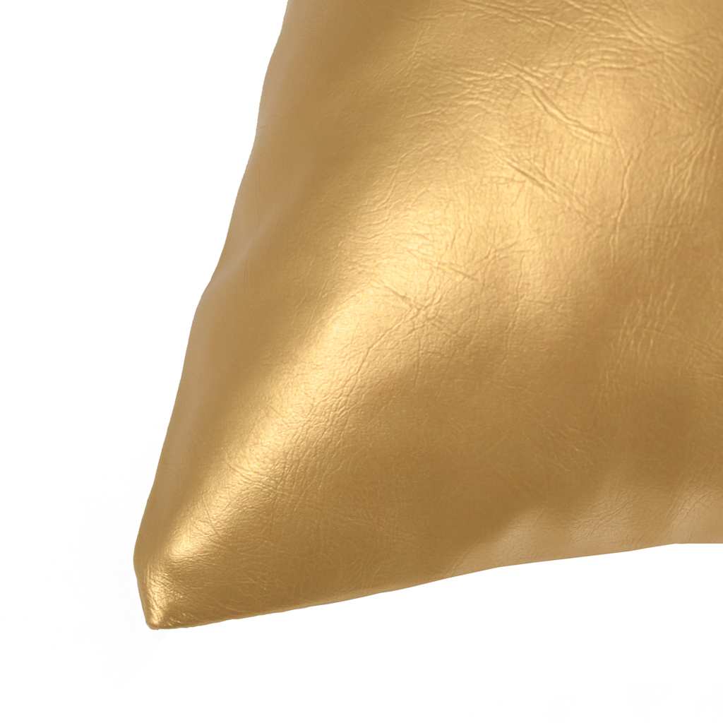 Set di Cuscini 2 pz in PU 60x60 cm Oro
