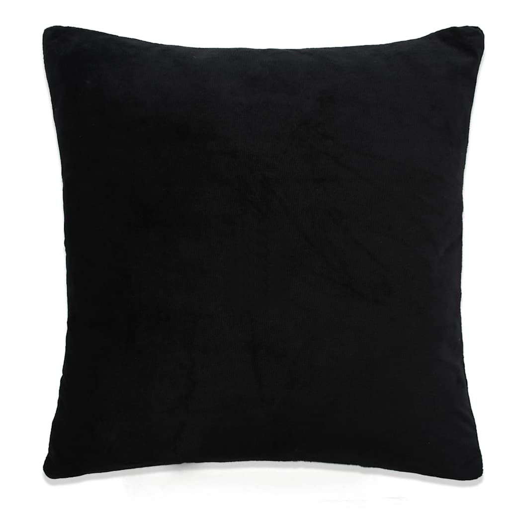 Set di Cuscini 2 pz in Tessuto 60x60 cm Nero