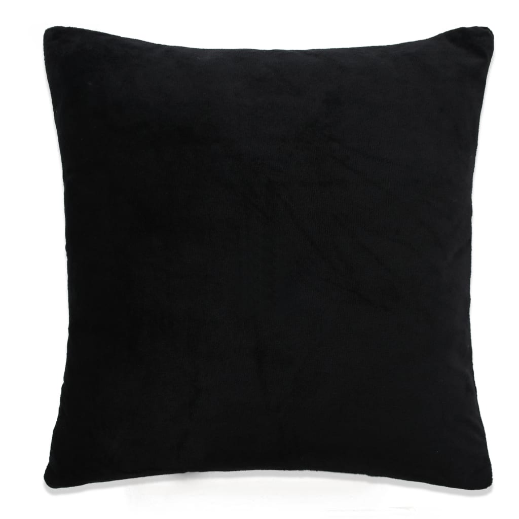 Fodere per Cuscini 4 pz in Tessuto 50x50 cm Nero