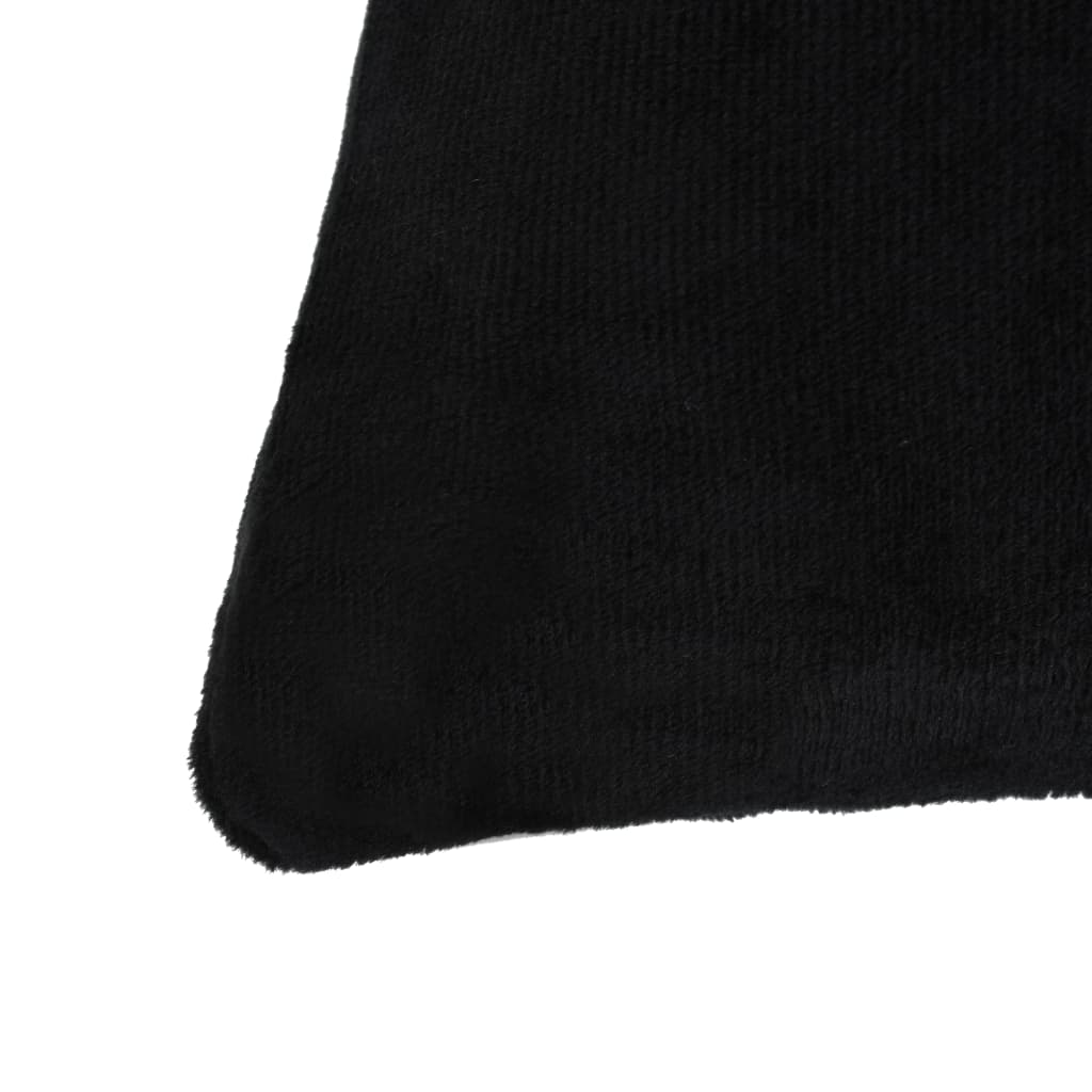 Fodere per Cuscini 4 pz in Tessuto 50x50 cm Nero