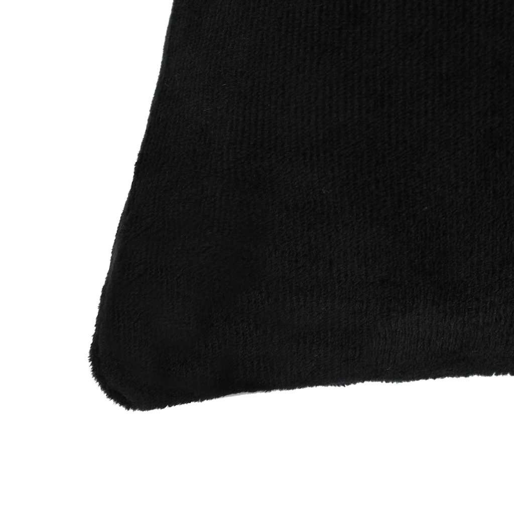 Fodere per Cuscini 4 pz in Tessuto 80x80 cm Nero