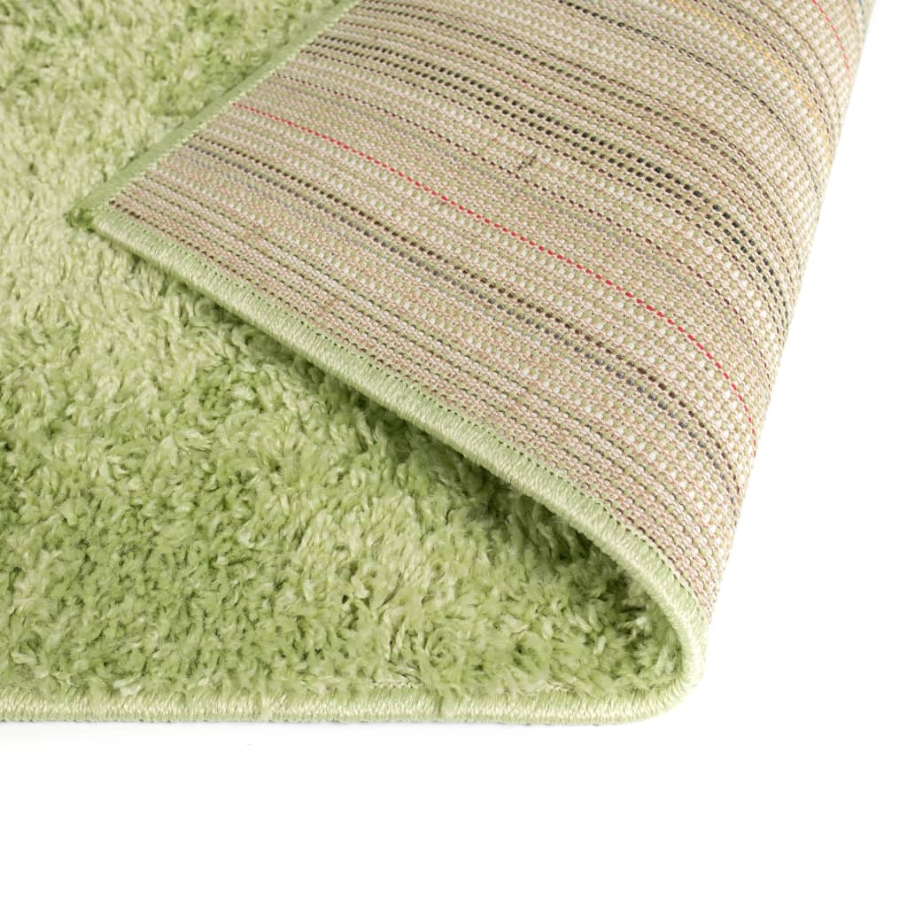 Tappeto Shaggy a Pelo Lungo 80x150 cm Verde
