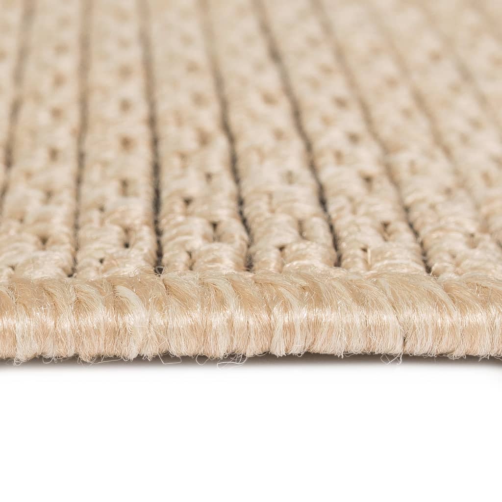 Tappeto da Interni/Esterni Effetto Sisal 80x150 cm Beige
