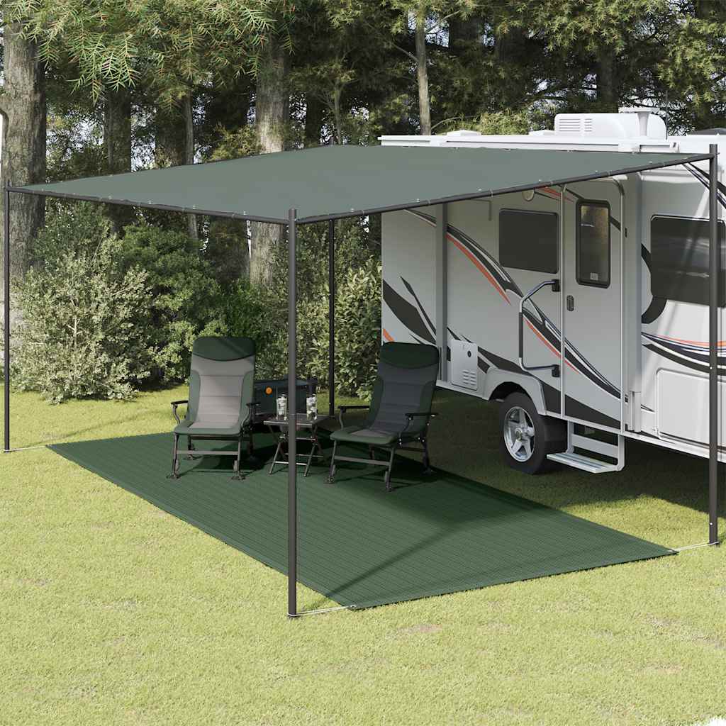 Tappeto da Tenda 250x500 cm in HDPE Verde
