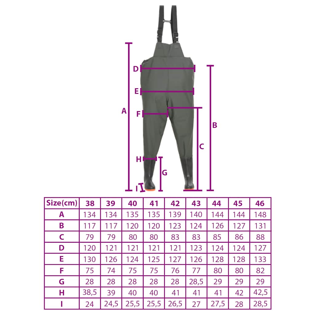 Pantaloni Impermeabili con Stivali Verdi Taglia 38