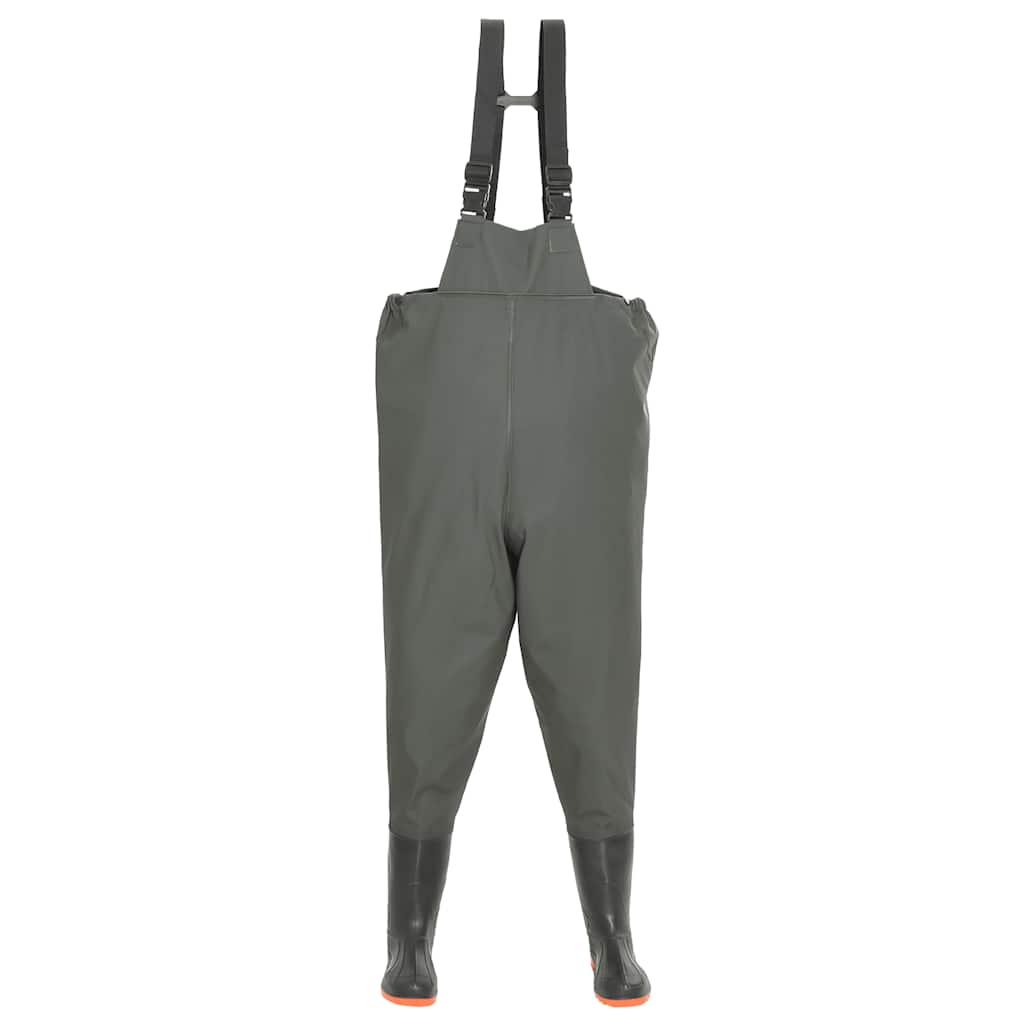 Pantaloni Impermeabili con Stivali Verdi Taglia 43