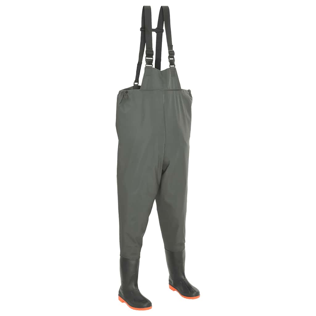 Pantaloni Impermeabili con Stivali Verdi Taglia 44