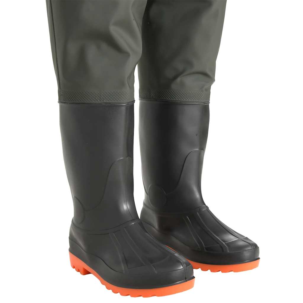 Pantaloni Impermeabili con Stivali Verdi Taglia 44