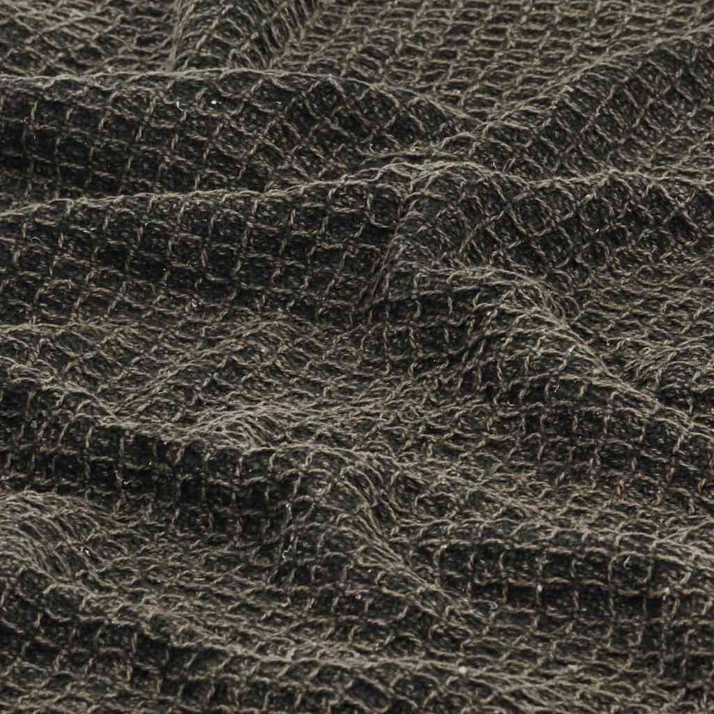 Copriletto in Cotone 220x250 cm Antracite/Marrone