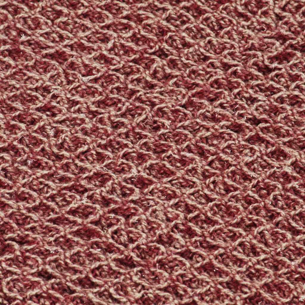 Copriletto in Cotone 125x150 cm Rosso Borgogna