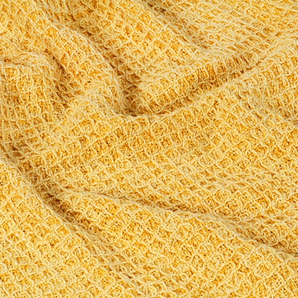 Copriletto in Cotone 160x210 cm Giallo Senape