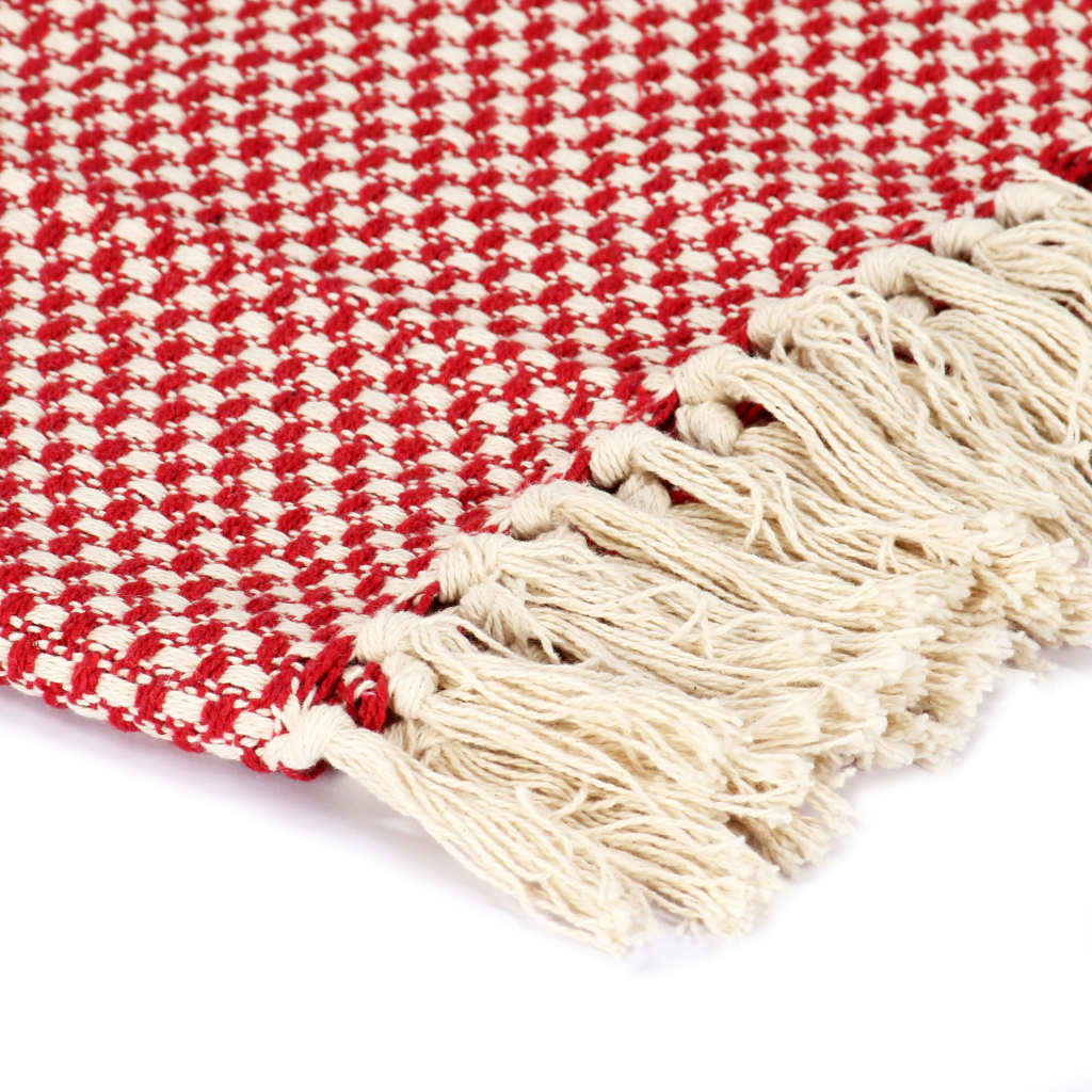 Copriletto in Cotone 125x150 cm Rosso