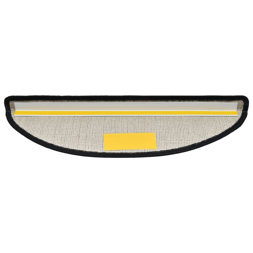Tappetini per scale 15 pz 56 x 17 x 3 cm Non-Slip Antracite