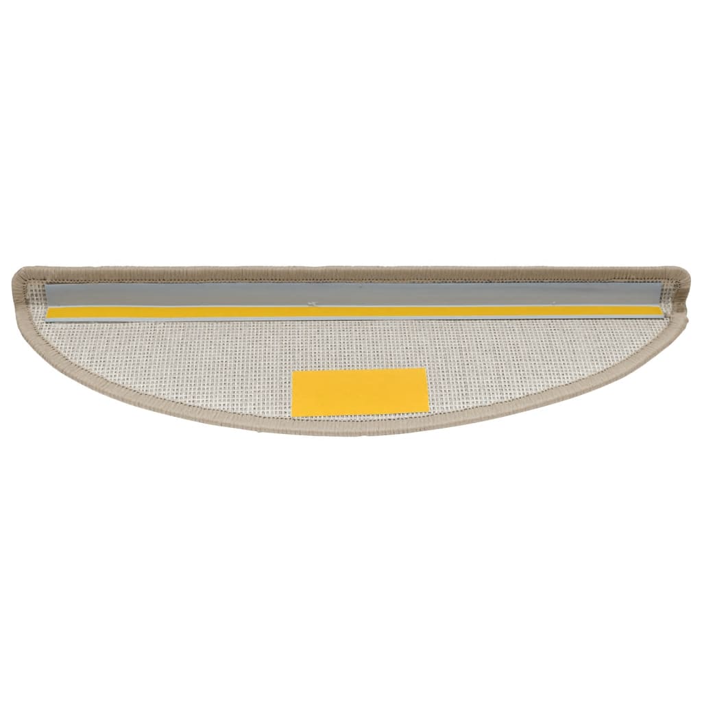 Tappetini per scale 15 pz 56 x 17 x 3 cm Non-Slip Tortora